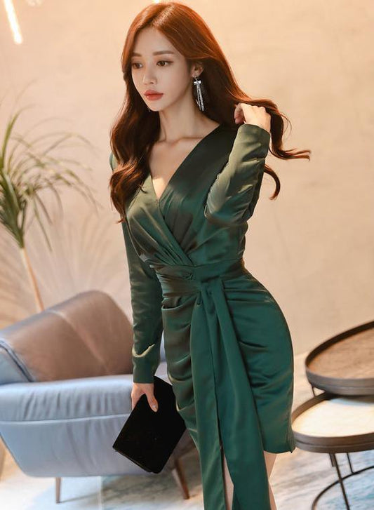 Clift Green Dress - One Chic Store