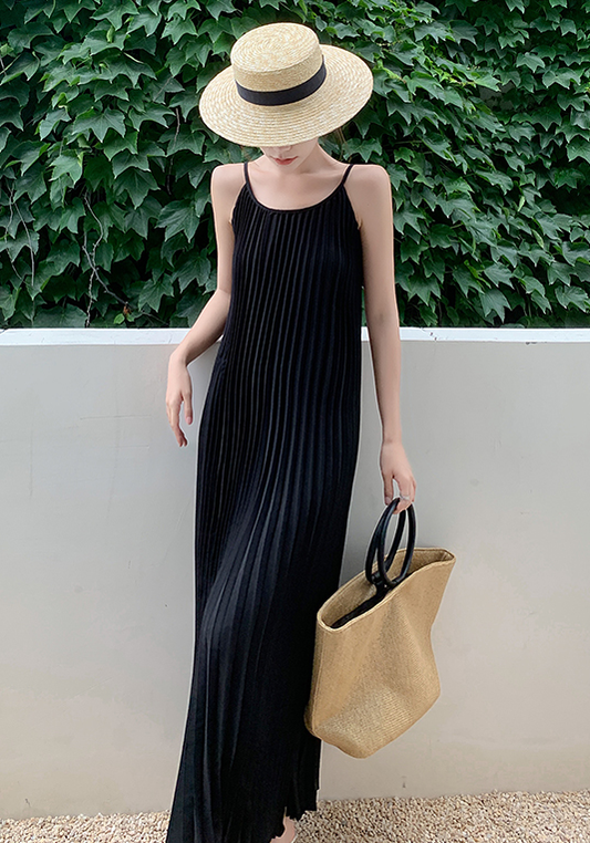 Denria Pleated Dress