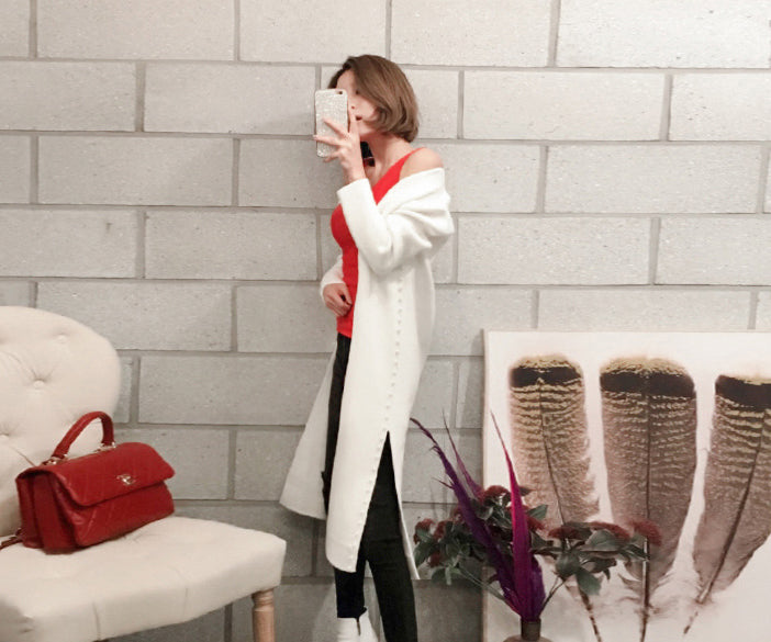 Lerone White Coat - One Chic Store