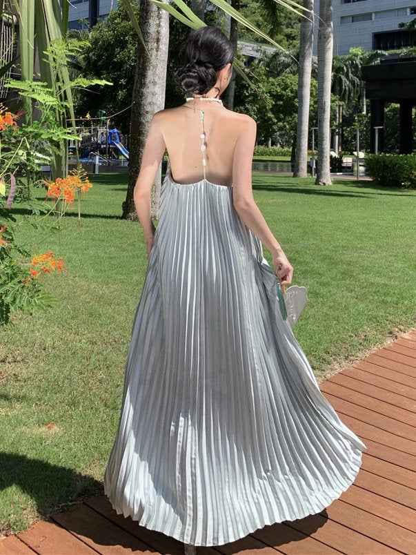 Deria Pleated Dress