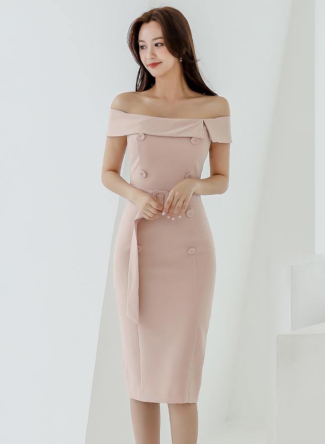 Chea Offshoulder Dress - One Chic Store