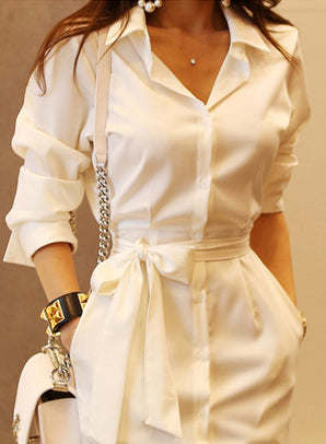 Norene White Dress - One Chic Store