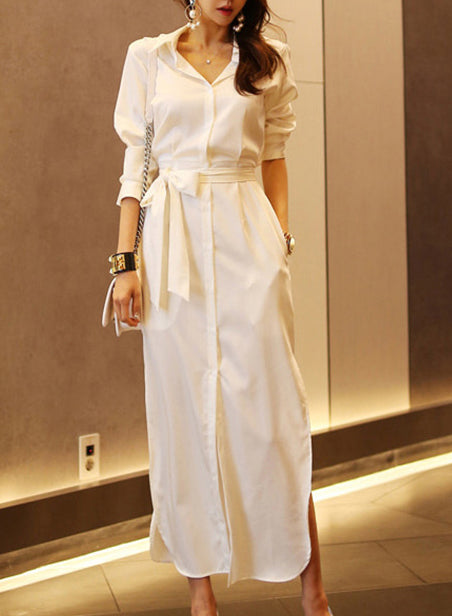 Norene White Dress - One Chic Store