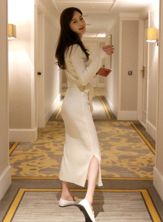 Kenda Knitted Dress - One Chic Store