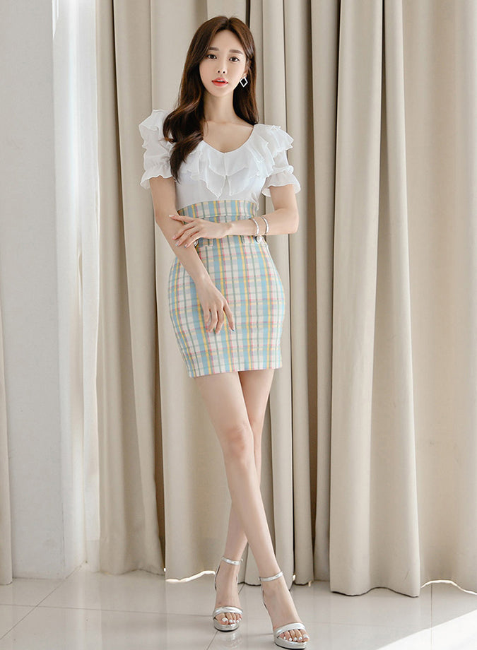 Kerry Checkered Dress