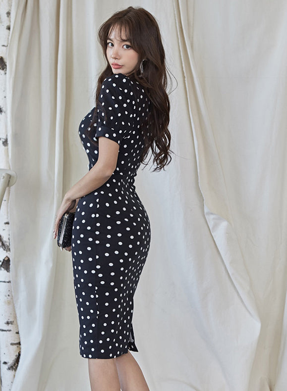Merin Polka Dress