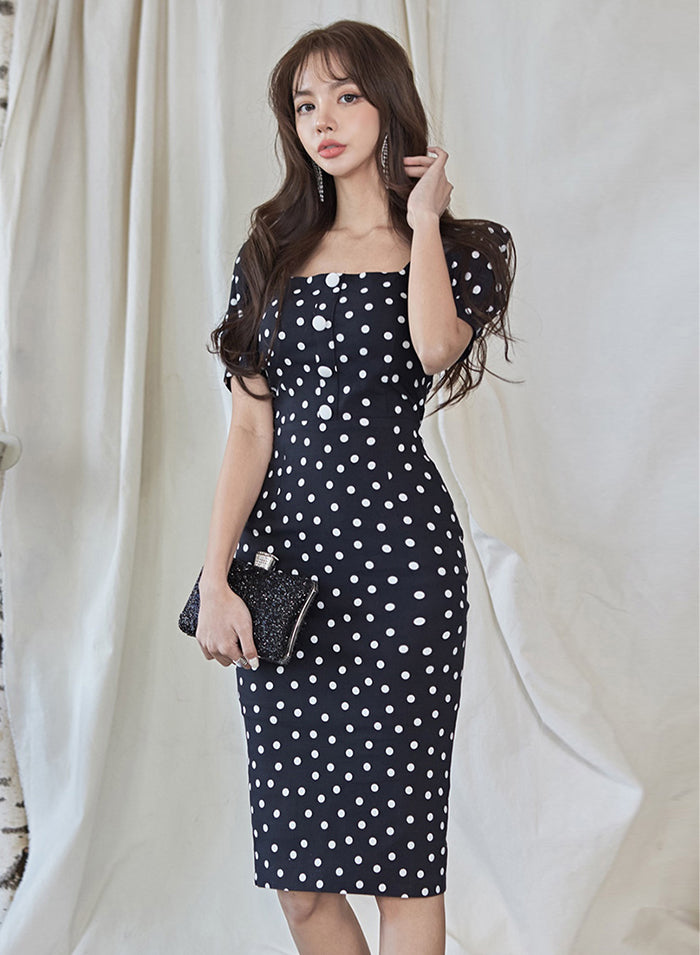 Merin Polka Dress