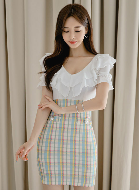 Kerry Checkered Dress