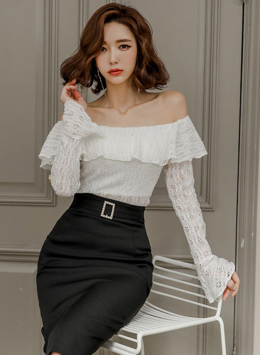 Enzo Offshoulder Top and Bottom Set