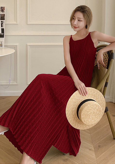 Denria Pleated Dress