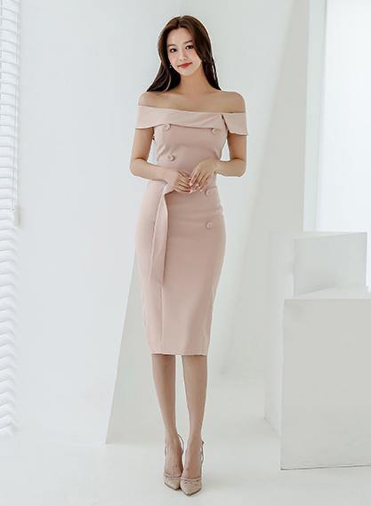 Chea Offshoulder Dress - One Chic Store