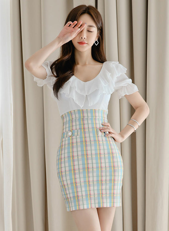 Kerry Checkered Dress