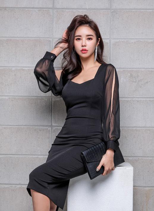 Cealia Black Dress - One Chic Store