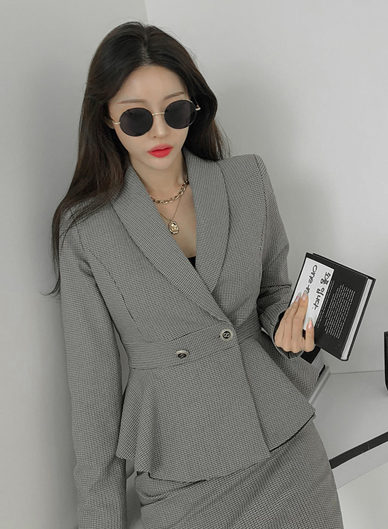 Jas Outerwear and Skirt Set