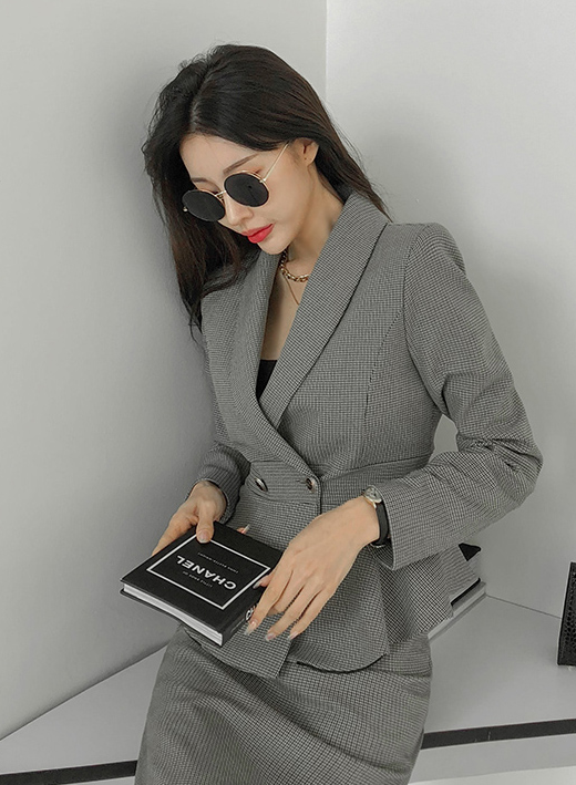 Jas Outerwear and Skirt Set