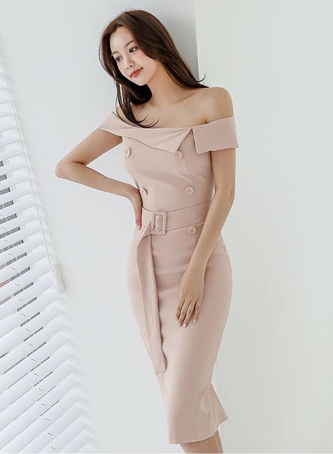 Chea Offshoulder Dress - One Chic Store