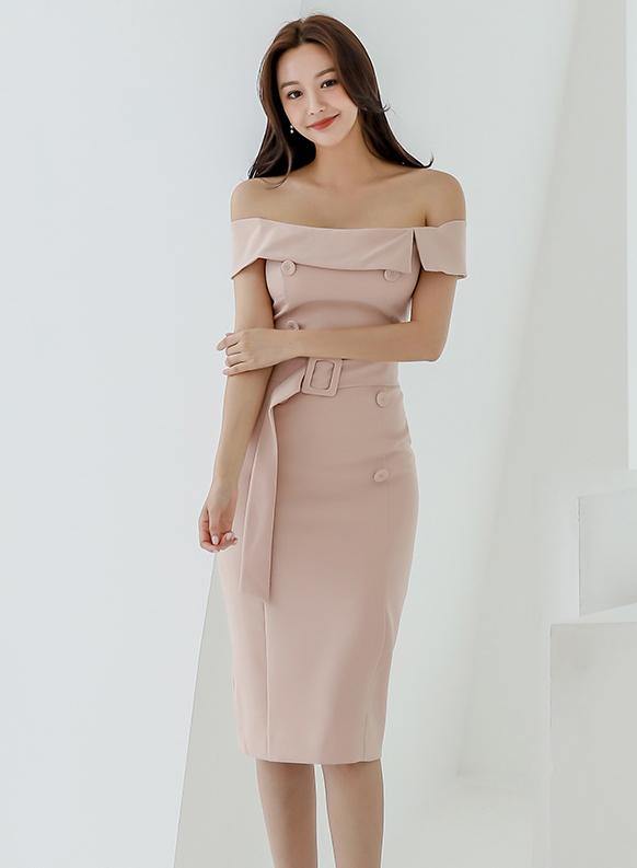 Chea Offshoulder Dress - One Chic Store