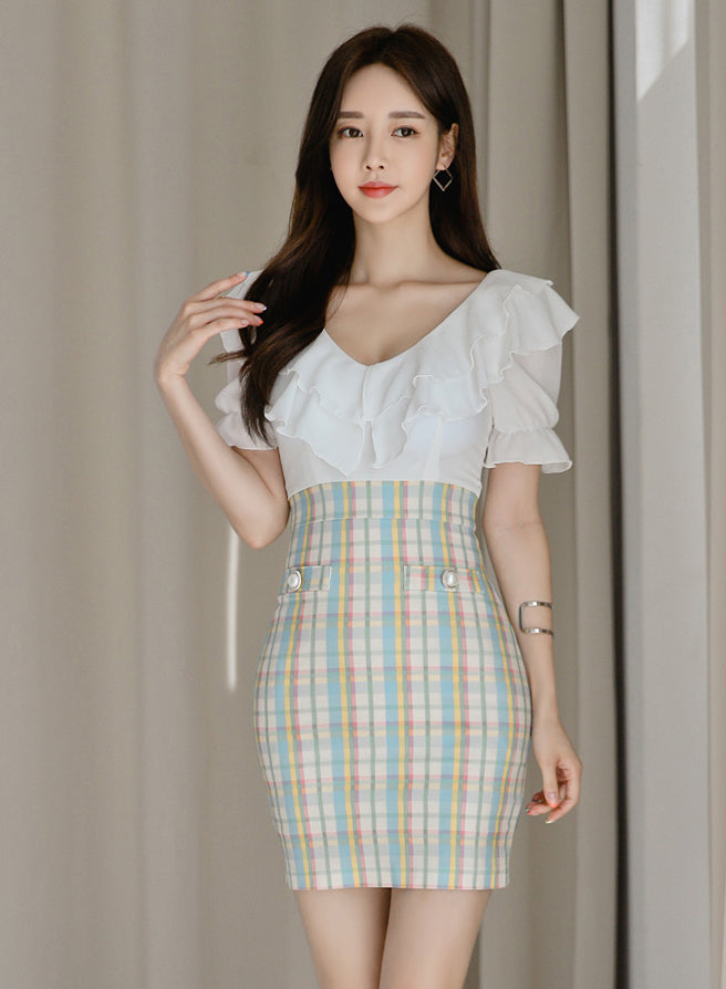 Kerry Checkered Dress