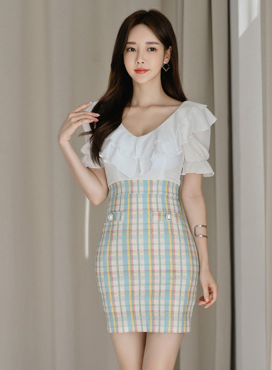 Kerry Checkered Dress