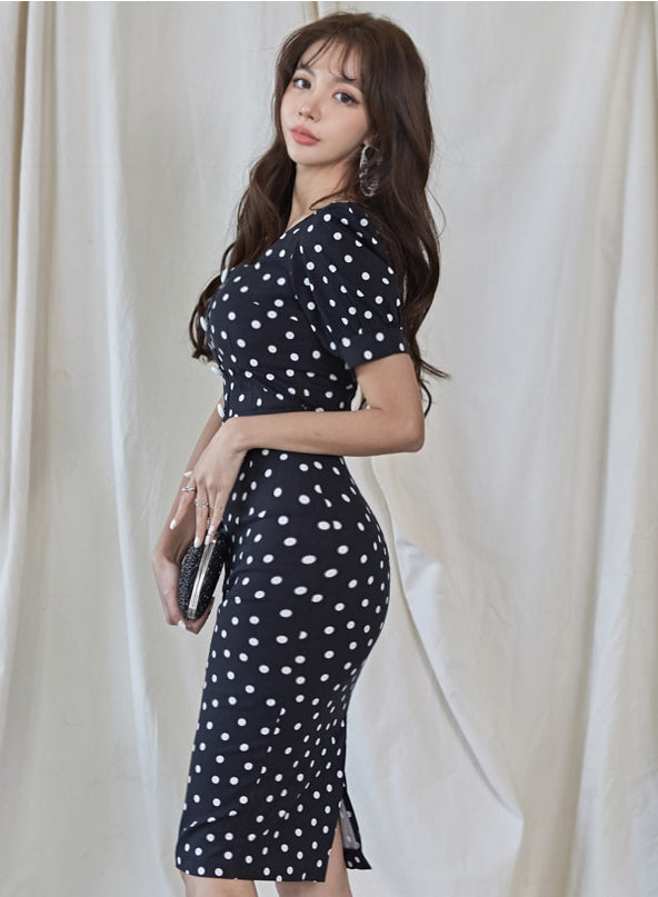 Merin Polka Dress