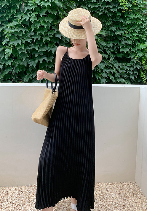 Denria Pleated Dress