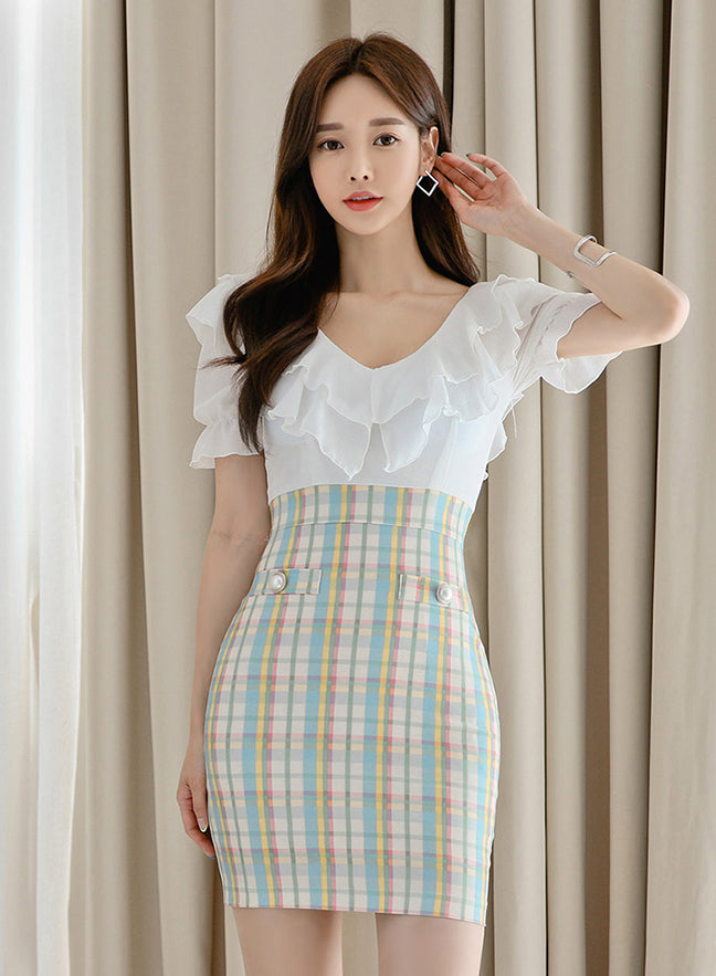 Kerry Checkered Dress
