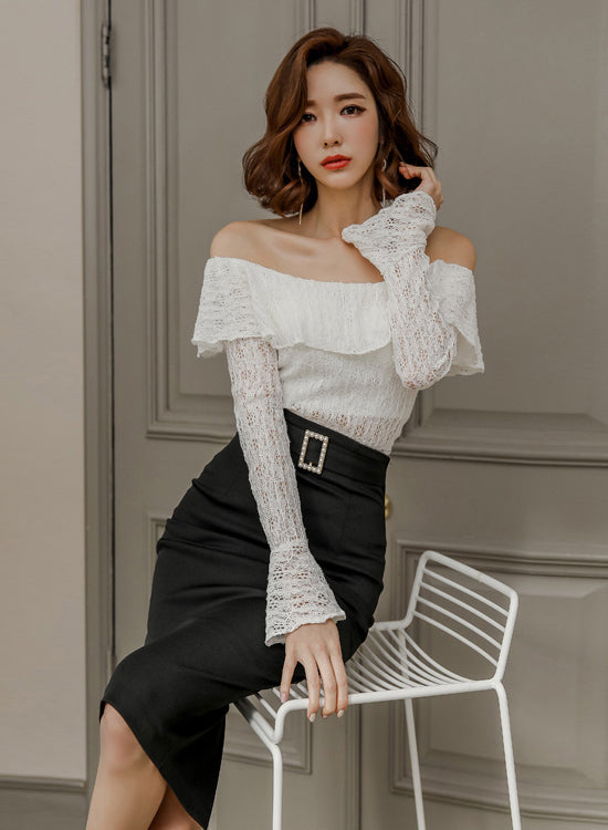 Enzo Offshoulder Top and Bottom Set