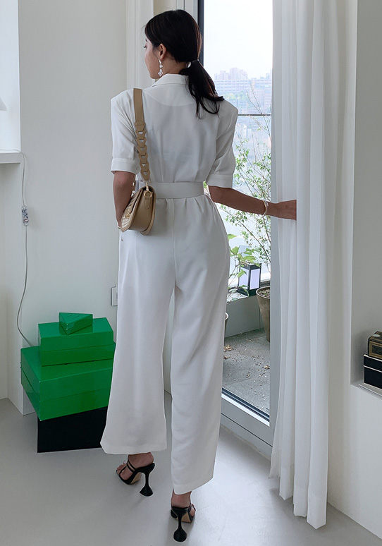 Vera White Jumpsuit