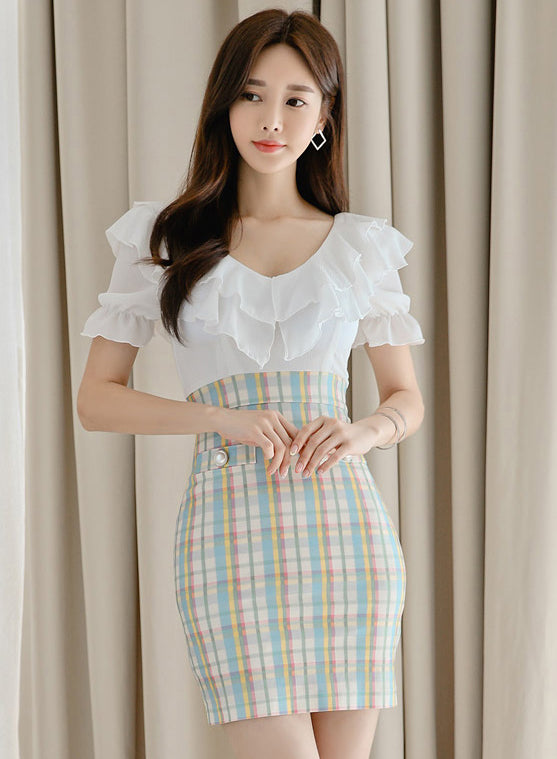 Kerry Checkered Dress
