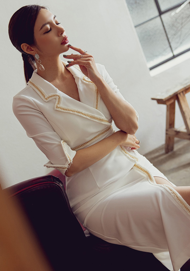 Kayce Sleeved Dress - One Chic Store