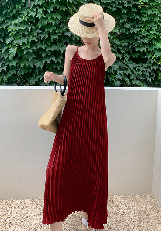 Denria Pleated Dress