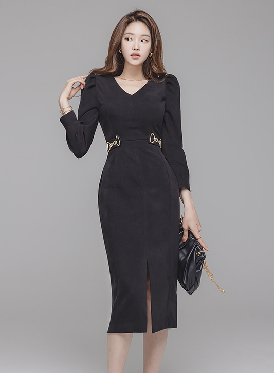 Resella Black Dress - One Chic Store