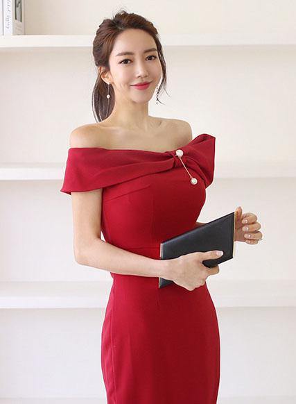 Charlotte Red Dress - One Chic Store