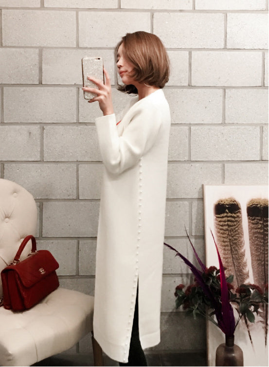 Lerone White Coat - One Chic Store