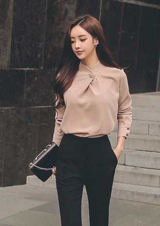 Oliver Work Blouse - One Chic Store