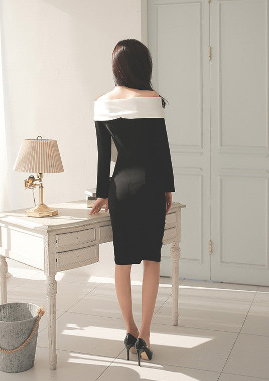 Marina Black Bow Dress - One Chic Store